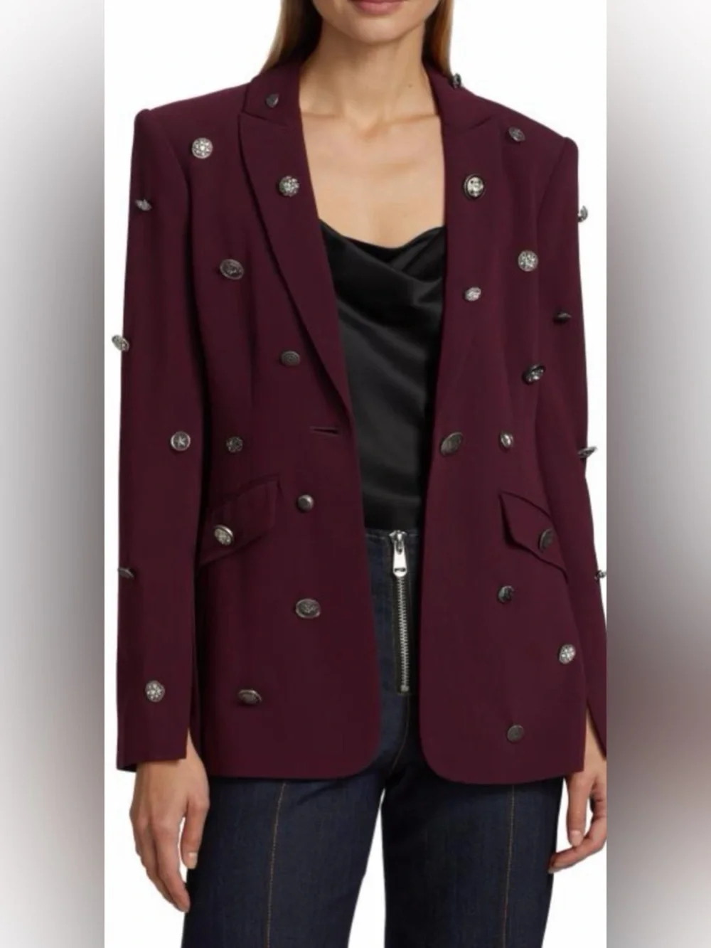 Cinq a Sept Cheyenne Single Breasted Blazer - Picture 6 of 9